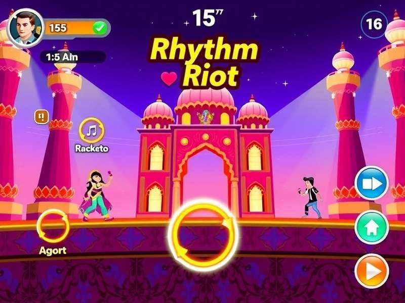 Rhythm Riot Gameplay Screenshot